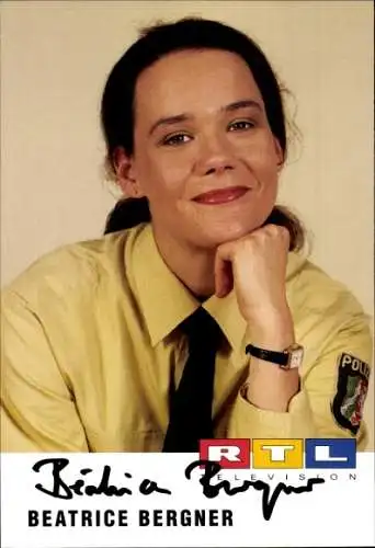 Ak Schauspielerin Beatrice Bergner, Portrait, Autogramm