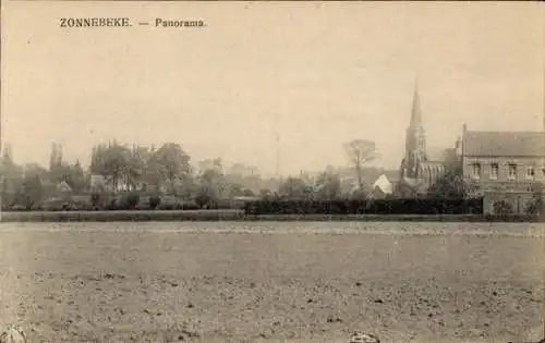 Ak Zandvoorde Zonnebeke Westflandern, Panorama