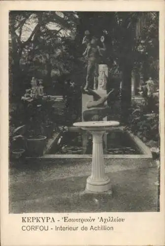 Ak Korfu Griechenland, Achilleion, Innenbereich