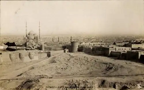 Ak Ägypten, Panorama, Moschee