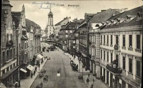 Ak Graz Steiermark, Murplatz