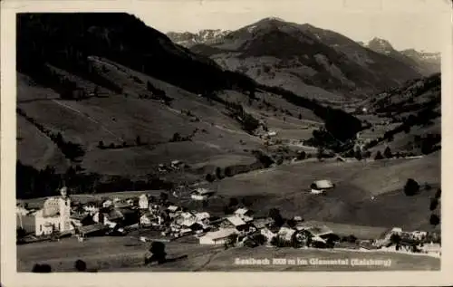 Ak Saalbach in Salzburg, Glemmtal, Gesamtansicht