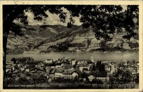 Ak Zell am See in Salzburg, Panorama, Hundstein