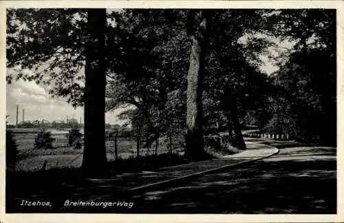 Ak Itzehoe in Holstein, Breitenburger Weg