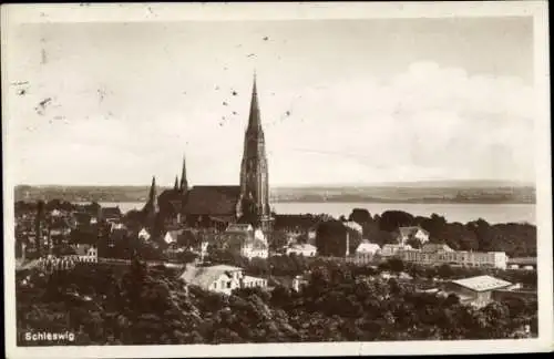 Ak Schleswig an der Schlei, Teilansicht