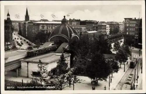 Ak Berlin Schöneberg, Nollendorfplatz, Hochbahnhof