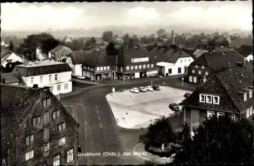 Ak Bockhorn in Oldenburg Friesland, Am Markt