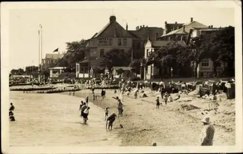 Ak Wyk auf Föhr Nordfriesland, Strand