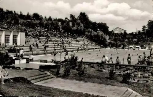 Ak Lahr im Schwarzwald Baden, Schwimmbad