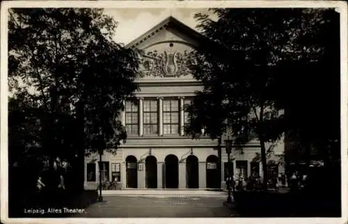 Ak Leipzig in Sachsen, altes Theater