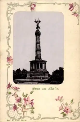 Ak Berlin Tiergarten, Siegessäule