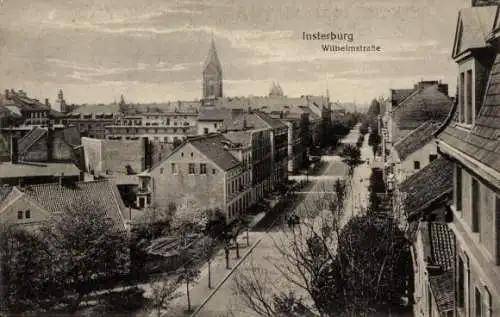 Ak Tschernjachowsk Insterburg Ostpreußen, Wilhelmstraße