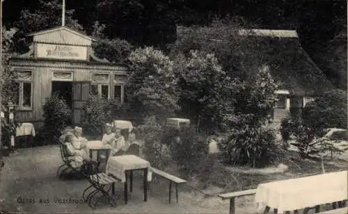 Ak Holtenau Kiel, Voßbrook, Biergarten