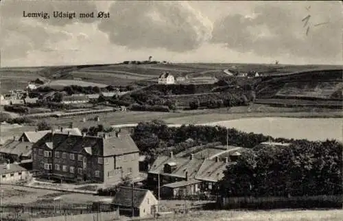 Ak Lemvig Dänemark, Panorama, Udsigt mod Ost