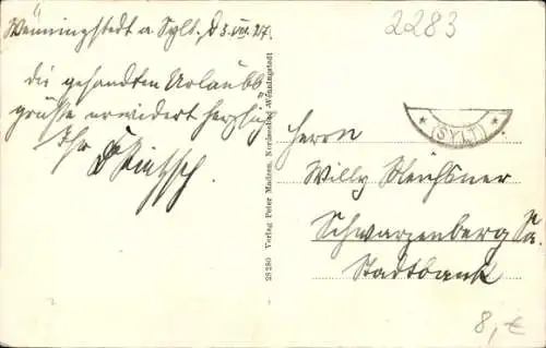 Ak Wenningstedt Braderup auf Sylt, Strand