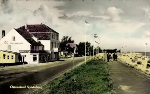 Ak Ostseebad Schönberg in Holstein, Strandpromenade