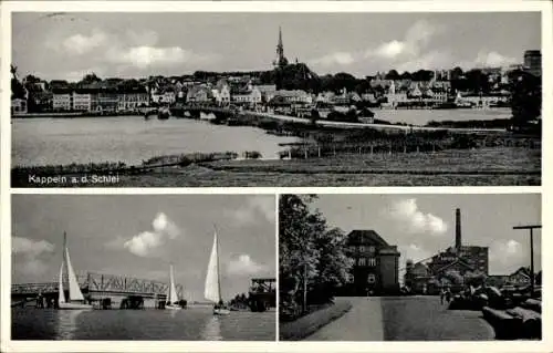 Ak Kappeln an der Schlei, Teilansicht, Nestlé