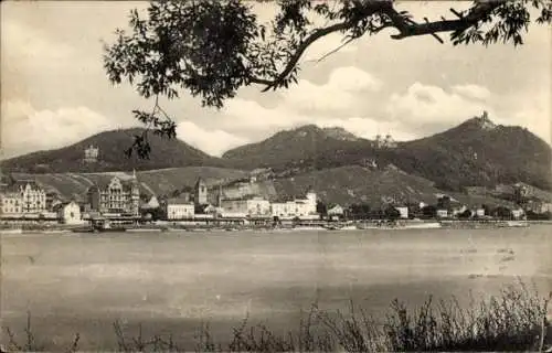 Ak Königswinter am Rhein, Drachenfels, Panorama