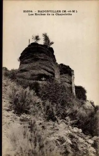 Ak Badonviller Badenweiler Meurthe et Moselle, Les Roches de la Chapelotte