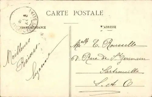 Ak Paris XIX Buttes Chaumont, Le Rocher