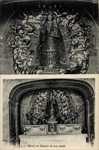 Ak Frankreich, Marienbildnis, Altar