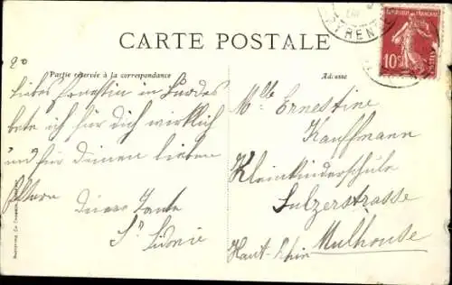 Ak Lourdes Hautes Pyrénées, Miracle du Cierge, Marienerscheinung