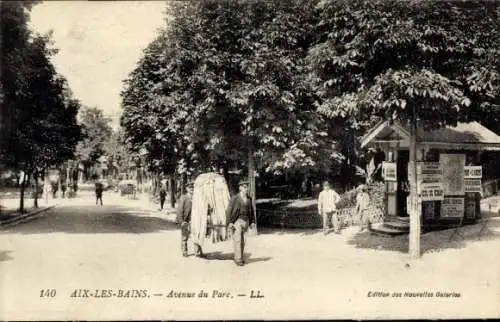 Ak Aix les Bains Savoie, Avenue du Parc