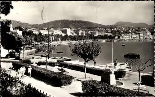 Ak Bandol sur Mer Var, Le Jardin Municipal