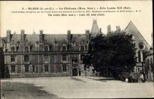 Ak Blois Loir et Cher, Schloss, Aile Louis XII