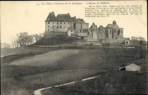 Ak Biron Dordogne, Schloss