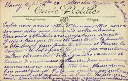 Ak Gérardmer Lothringen Vosges, Bahnhof