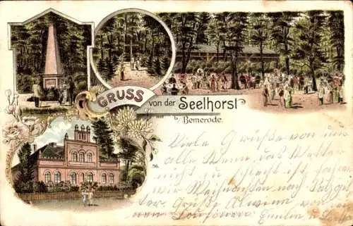 Litho Seelhorst Hannover in Niedersachsen, Denkmal, Terrasse