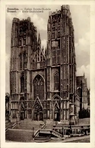 Ak Bruxelles Brüssel, Sankt Gudula Kirche