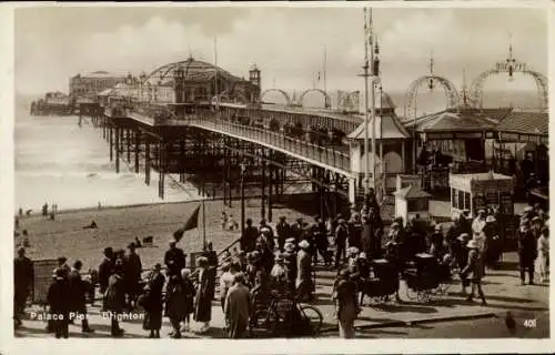 Ak Brighton East Sussex England, Palace Pier