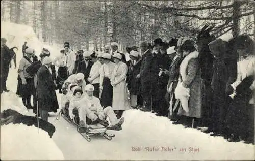 Ak Schweiz, Bob Roter Adler am Start