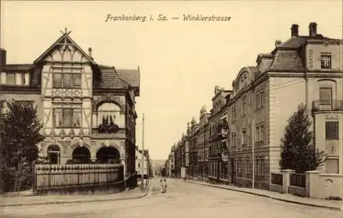 Ak Frankenberg in Sachsen, Winklerstraße