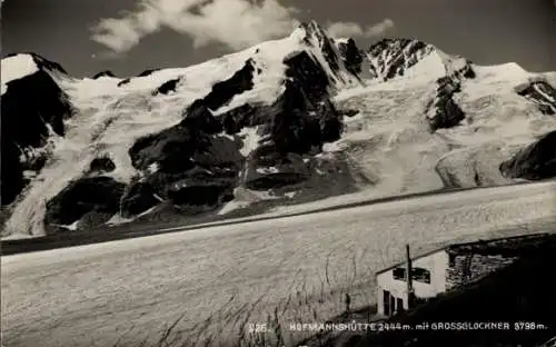 Ak Kärnten Österreich, Hofmannshütte, Großglockner