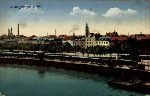 Ak Ludwigshafen am Rhein,, Teilansicht der Stadt