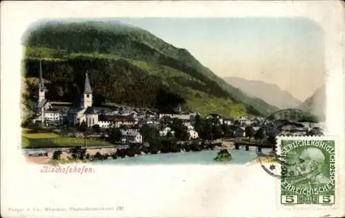 Litho Bischofshofen in Salzburg, Totale