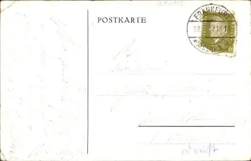 Ak Schauspieler Otto Gebühr, Portrait in Uniform, Autogramm