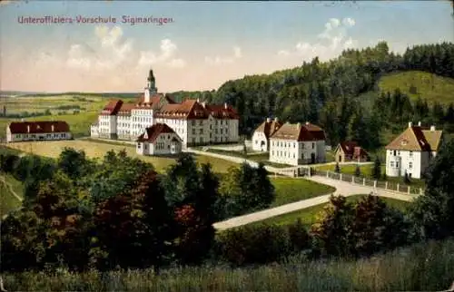 Ak Sigmaringen an der Donau Baden Württemberg, Blick auf die Unteroffiziersvorschule