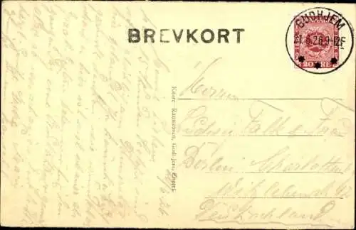 Ak Bornholm Dänemark, Gudhjem, Vejen til Holka