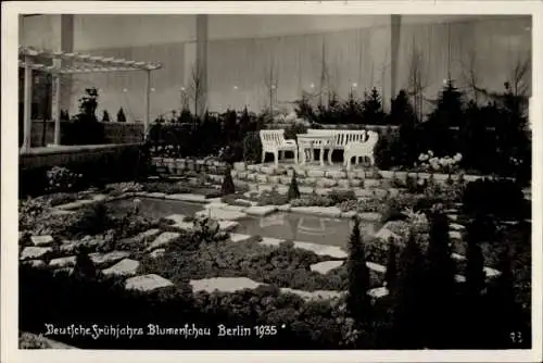 Ak Berlin, Deutsche-Frühjahr-Blumenschau 1935