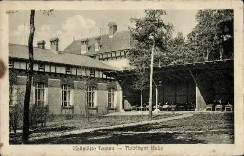 Ak Lostau Möser Jerichower Land, Heilstätte, Thüringer Halle
