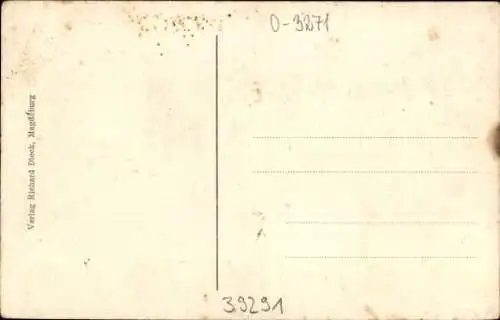 Ak Lostau Möser Jerichower Land, Heilstätte, Thüringer Halle