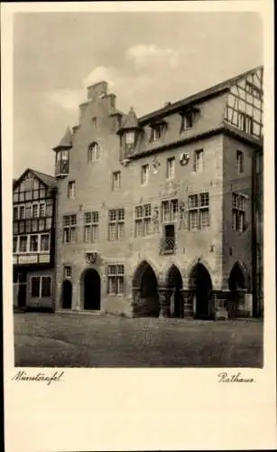 Ak Bad Münstereifel, Rathaus