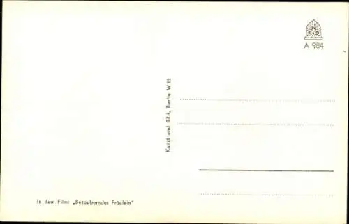 Ak Schauspieler Georg Thomalla, Bezauberndes Fräulein, Constantin Film, Portrait, Autogramm