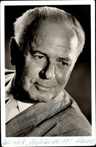 Ak Schauspieler Fritz Schulz, Portrait, Autogramm