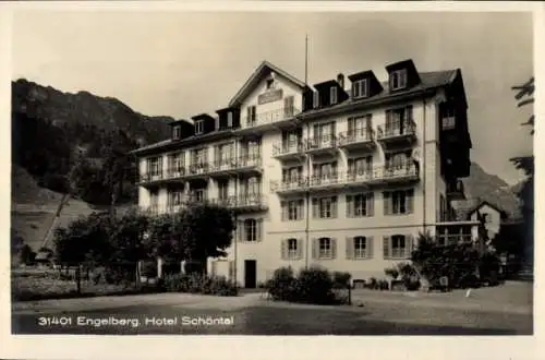 Ak Engelberg Kanton Obwalden Schweiz, Hotel Schöntal