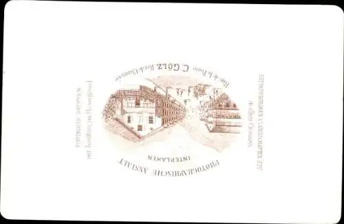 Kabinett Foto Interlaken Kt. Bern Schweiz, Teilansicht